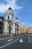 Peru, Lima - Plaza de Armas, Lima Cathedral