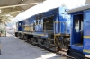 Peru Rail Alco DL532 #356 is prepared at Cusco Poroy to work Expedition Train #33 0735 Cusco Poroy - Machu Picchu