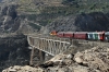 FCCA GE C30-7 1008 heads over Puente Carrion (Km84 at 1800m) with FCCA's 0700 Lima Los Desamparados - Huancayo tourist train