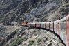 Running through the Andes between Puente Carrion & Matucana on board FCCA's 0700 Lima Los Desamparados - Huancayo tourist train; led by FCCA GE C30-7 1008