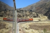 Running through the Andes between Tambo & La Oroya on board FCCA's 0700 Huancayo - Lima Los Desamparados tourist train; led by FCCA EMD JT26CW-2B 701