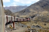 Running through the Andes between Yauli & Galera on board FCCA's 0700 Huancayo - Lima Los Desamparados tourist train; led by FCCA GE C39-8 1020