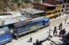 Peru Rail MLW DL535 #400 at Aguas Calientes with Local Train 21 0700 Cusco San Pedro - Hidroelectrica