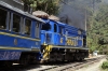 Peru Rail Alco DL535 (ex Alco DL532 #357) #487 shunts stock at Machu Picchu