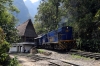 Peru Rail Alco DL535 (ex Alco DL532 #357) #487 shunts stock at Machu Picchu