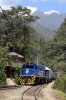 Peru Rail Alco DL532 #353 arrives into Machu Picchu with the Belmond Hiram Bingham Train 11 0905 Cusco Poroy - Machu Picchu