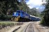 Peru Rail Alco DL532 #353 arrives into Machu Picchu with the Belmond Hiram Bingham Train 11 0905 Cusco Poroy - Machu Picchu