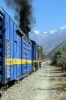 Peru Rail Alco DL532 #358 shunting stock at Ollantaytambo