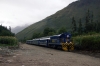 Peru Rail GM G12 #500 approaches Ollantaytambo with train 74 1455 Machu Picchu - Ollantaytambo (Expedition)