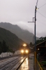 Peru Rail Alco DL532 #358 arrives into Ollantaytambo with train 32 1520 Machu Picchu - Cusco Poroy (Vistadome)