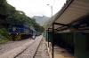 Peru Rail Alco DL532 #353 at Hidroelectrica with train 22 1635 Hidroelectrica - Cusco San Pedro (Local Train); this train has an Expedition coach as far as Machu Picchu only.