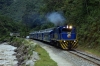 Peru Rail Alco DL532 #358 heads away from Machu Picchu with train 34 1643 Machu Picchu - Cusco Poroy (Expedition)