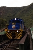 Peru Rail Alco DL532 #352 shunts stock at Machu Picchu; it would work train 84 1845 Machu Picchu - Ollantaytambo (Expedition)