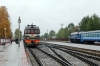 BCh TEP60-0149 (Ex 2TEP60-0049b) at Soligorsk after arrival with 613b 0627 Mogilev 1 - Soligorsk, 2M62U-0312a is in the background waiting to depart with 6524 1255 Soligorsk - Osipovichi 1