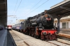 Steam Loco 230-516 stabled at Bucuresti Nord Gara A with an exhibition train