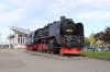 Steam Loco 150-139 plinthed at Cluj Napoca