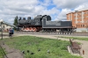 Steam Loco EM730-73 plinthed at Ilanskaya on the Trans-Siberian Railway