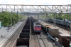 RZD VL10-777 runs through Ob with a westbound freight on the Trans-Siberian Railway