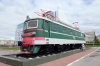 RZD ChS2-010 plinthed on the station at Barabinsk