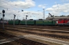 RZD VL11-276B (L) plus twin-set stabled at Balezino Locomotive Depot