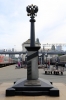 Vladivostok Station - Monument to mark the end of the Trans-Siberian Railway, which extends west for 9288km