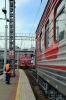 RZD EP1-133 is prepared at Vladivostock to work 351EA 1720 Vladivostok - Sovetskaya Gavan Sort