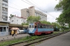 Russia, Khabarovsk - Khabarovsk Trams near Khabarovsk 1 Railway Station