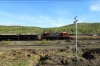 RZD TEM2-6925 shunting in a ballast sidings near Skovorodino on the Trans-Siberian Railway