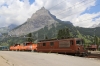 BLS Re4/4 is the spare loco at Kandersteg for the BLS car transporter trains