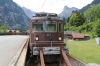 BLS Re4/4 177 at Kandersteg after arrival with a car transporter train from Goppenstein