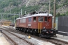 BLS Heritage Ae6/8 #205 runs through Brig station to collect the stock to work EXT30166 1458 Brig - Burgdorf