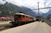 BLS Heritage Ae6/8 #205 waits time at Kandersteg with EXT30166 1458 Brig - Burgdorf