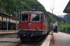 SBB Re4/4 11112 waits to depart Iselle Di Trasquera with 27912 0817 Iselle Di Trasquera - Brig Autoquai car train