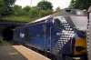 68007 waits the tip at North Queensferry while working 2L69 1719 Edinburgh - Cardenden