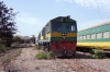 DLW built CC2301 at Dakar old station, which is now used as a carriage and loco maintenance facility