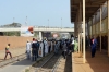 Ex IR YDM4 CC1504 (6496) arrives into Dakar Cyrnos ecs from Dakar old station to form 331 1630 Dakar Cyrnos - Rufisque
