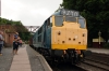 31101 at Shackerstone after arrival with the 1150 Shenton - Shackerstone