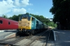 31101 at Shackerstone after arrival with the 1650 Shenton - Shackerstone