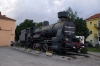 Steam loco 28006 plinthed at Divaca