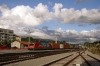 SZ 541013 runs through Divaca with a freight