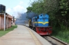 SLR Class M10A (DLW 2300HP Alco) 940 arrives into Medawachchiya with 4078 0825 Kankesanthurai - Mount Lavinia