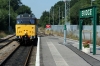 31206 shunts out at Eridge to drop onto the stock to form the 1230 Eridge - Tunbridge Wells West