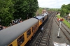 GBRf 66763 stands at Bewdley after arrival with the 1140 Kidderminster - Bewdley shuttle