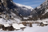 En-route Zermatt to Visp on Matterhorn Gotthard Bahn; near Herbriggen