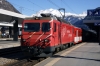 MGB HGe4/4 II #5 at Vsip with 241 1352 Brig Bahnhofplatz - Zermatt