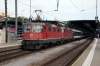 SBB Re4/4's 11150/11208 wait to depart Zurich HB with IR3831 1733 Zurich HB - St Gallen