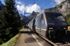 BLS 465002/010 run through Kandersteg with a freight