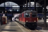 SBB Re4/4's 11144/11139 wait to depart Basel with IR2331 1604 Basel - Locarno