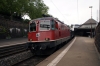 SBB Re4/4 11300 T&T with 11302 rear departs Zurich Enge with IR3535 1642 Zurich HB - Luzern