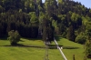 Cable car that begins the journey from Engelberg to the top of mount Titlis